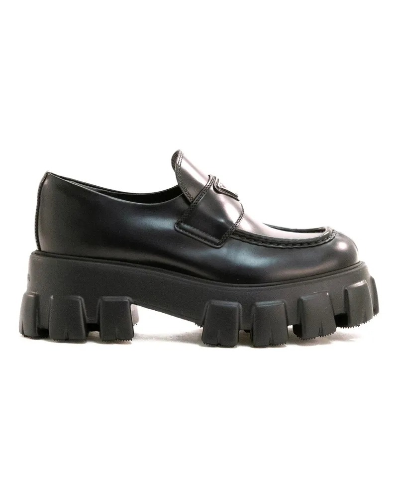 Prada Monolith Loafers Black