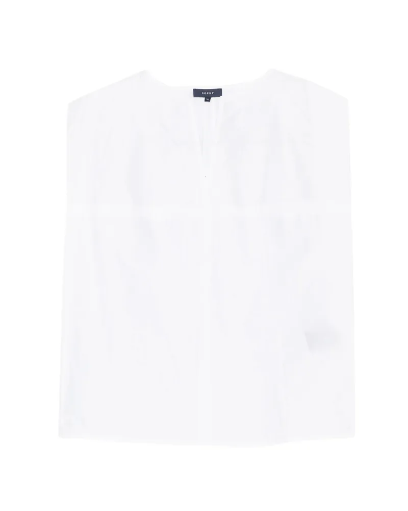 Soeur Isalys V-neck Top White