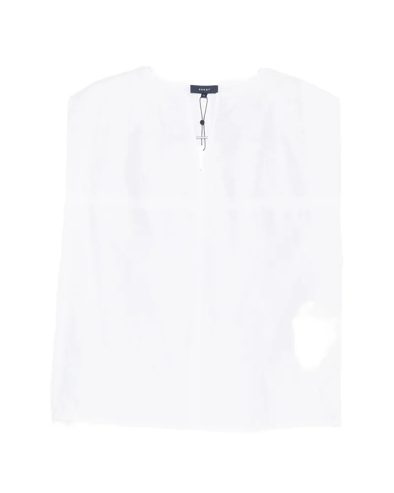 Soeur Isalys V-neck Top White