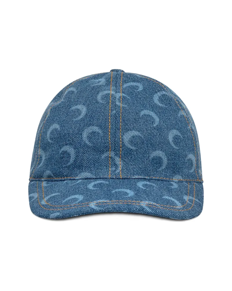 Marine Serre Moon Baseball Cap Blue