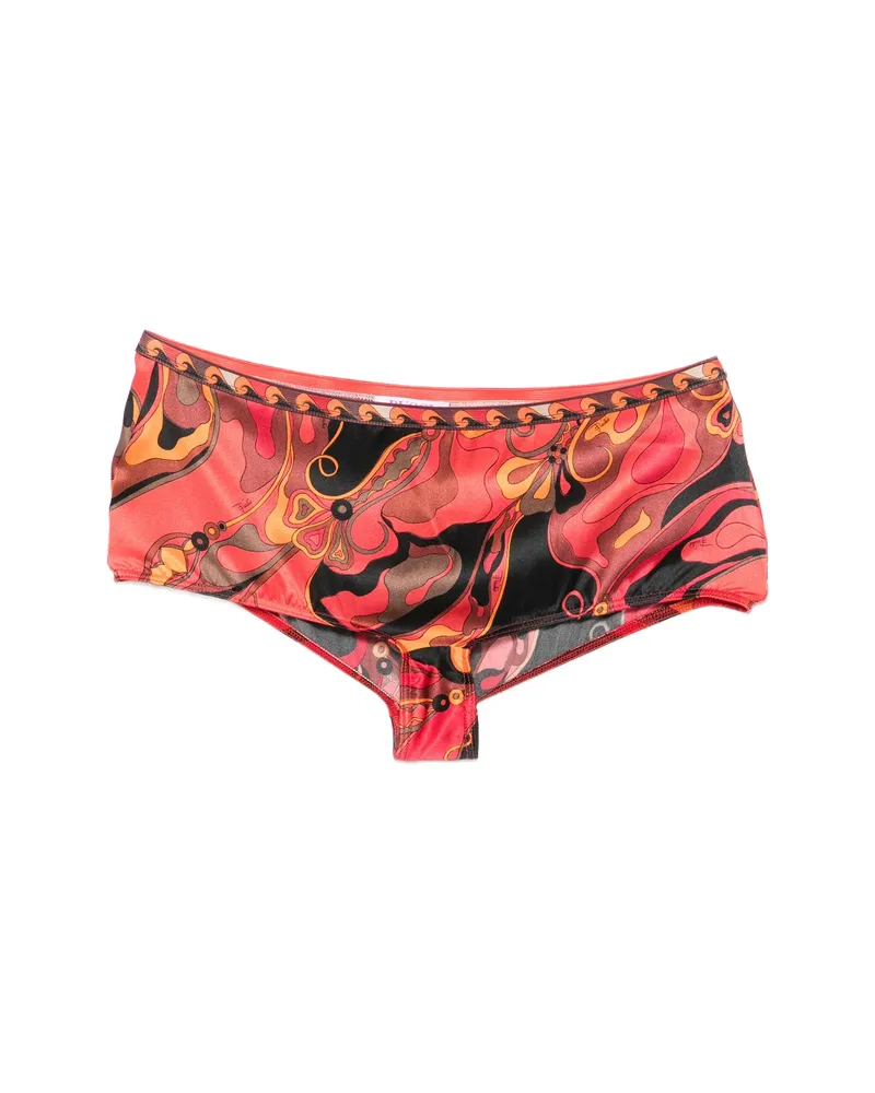 Emilio Pucci Iride-print Briefs Red