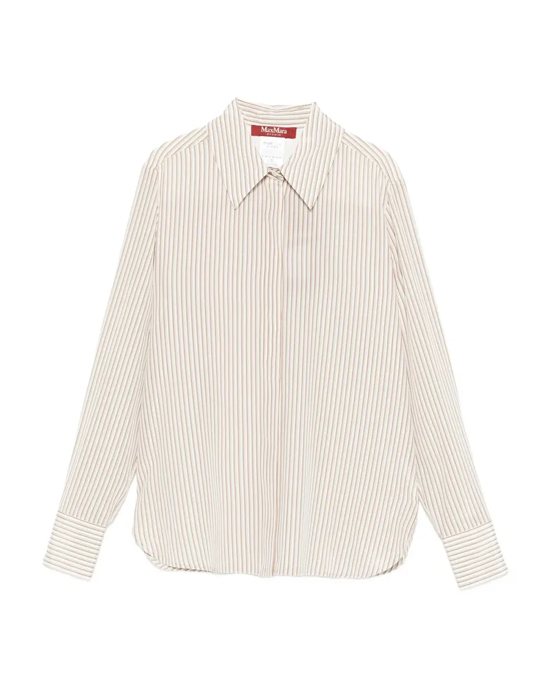 Max Mara Flirt Striped Shirt Neutrals
