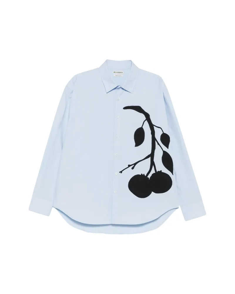 J.W.Anderson Persimmon-patch Shirt Blue