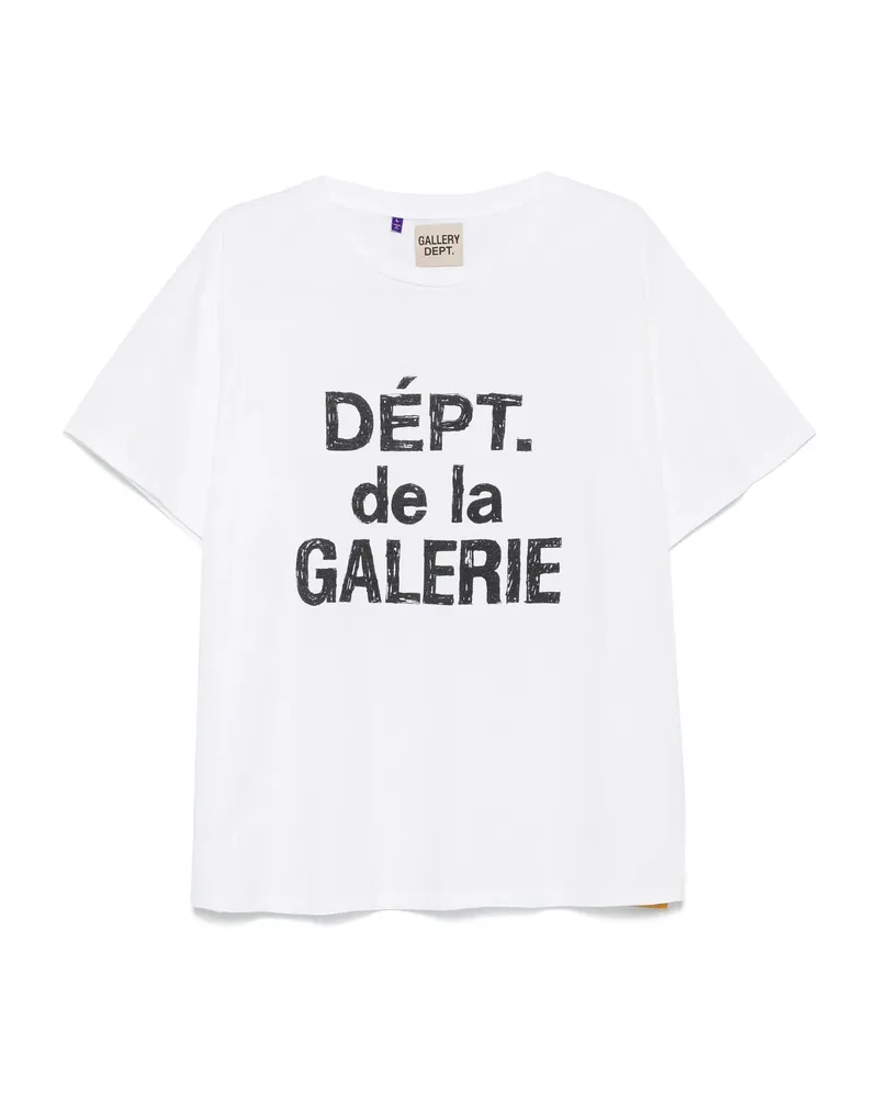 GALLERY DEPT. Dept De La Galerie T-shirt White