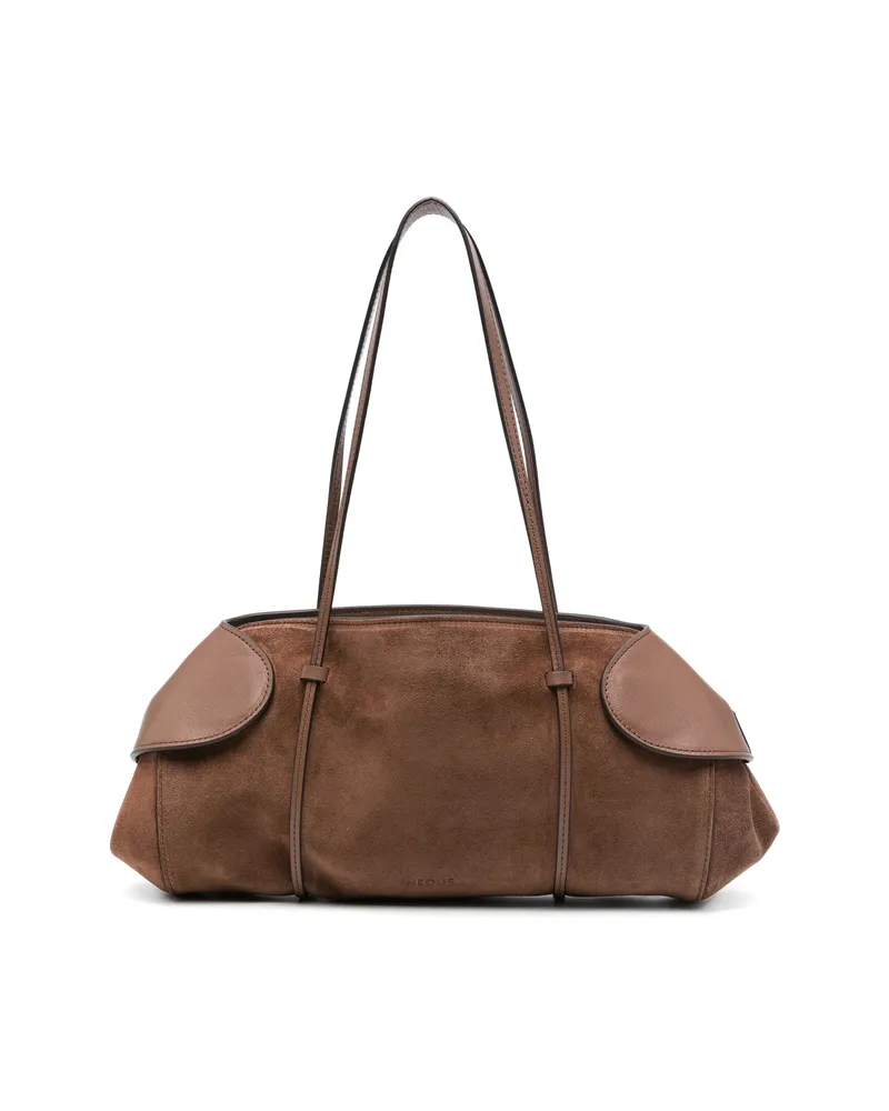 NEOUS Panelled Shoulder Bag Brown