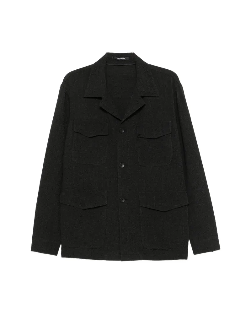 Tagliatore Brook Four-pocket Button-up Jacket Black