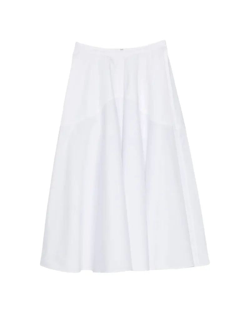 BITE Studios Zip-fastening Midi Skirt White
