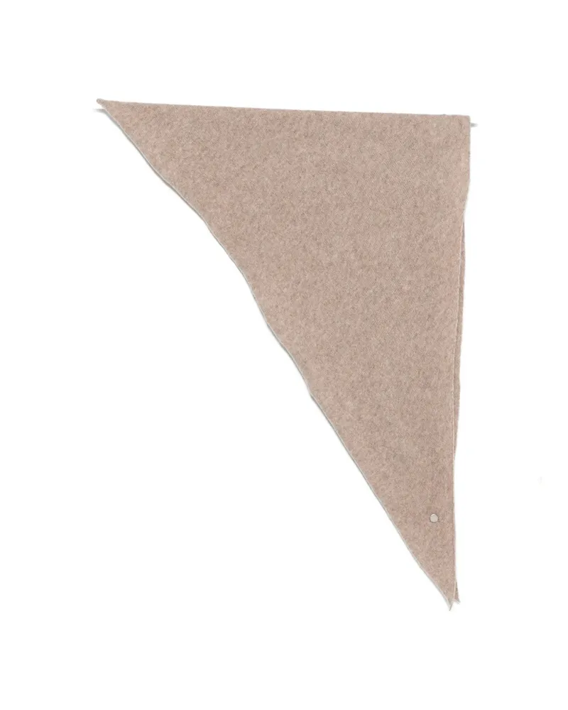 Roberto Collina Triangular Scarf Neutrals