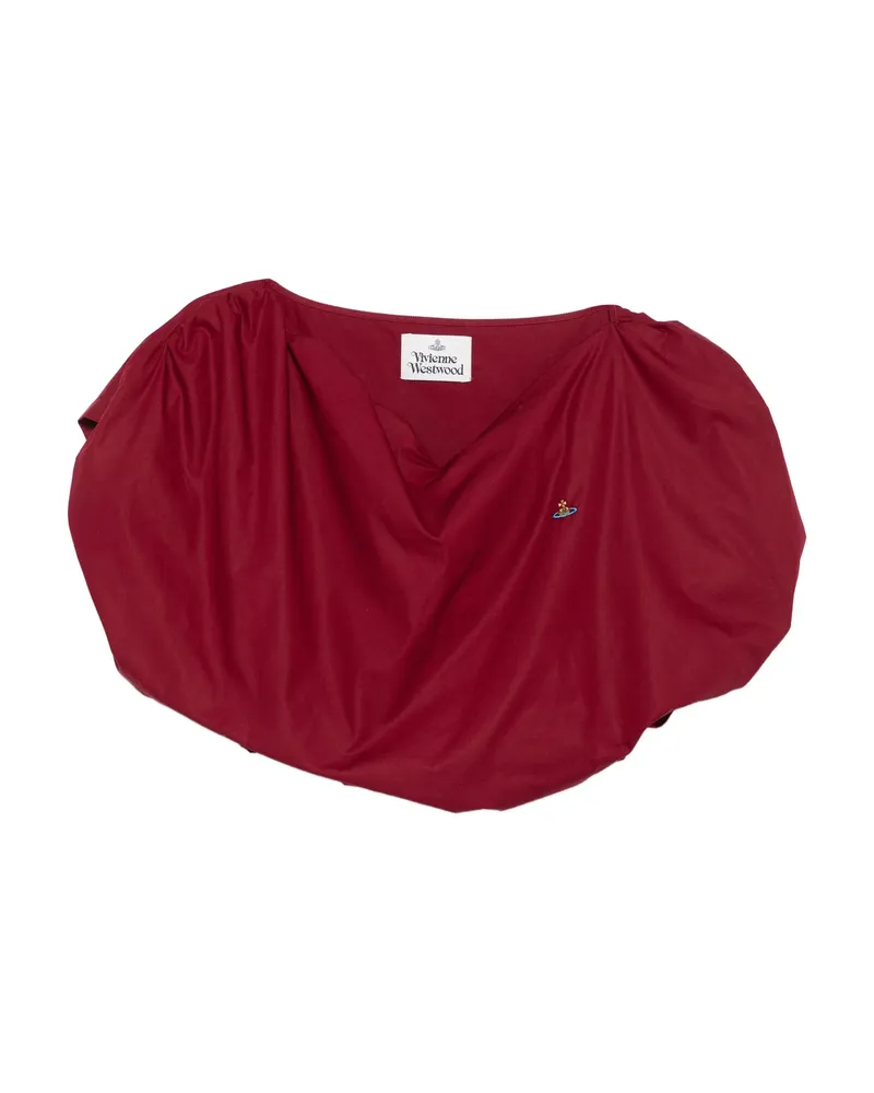 Vivienne Westwood Orb-embellished Heart Top Red