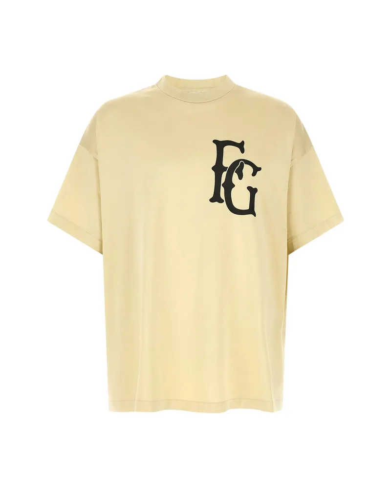 Fear of God Print Crew Neck T-shirt Neutrals