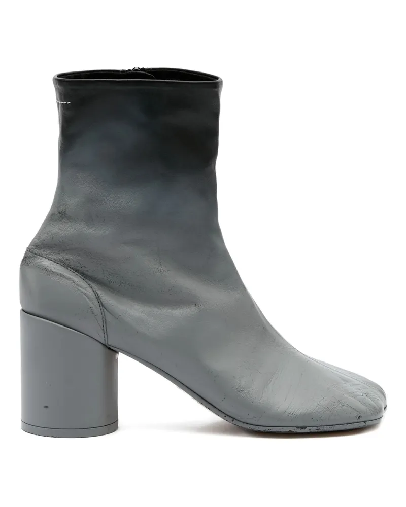 Maison Margiela Leather Ankle Boots Grey