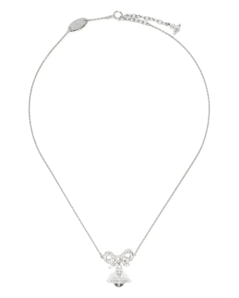 Vivienne Westwood Octavie Orb-pendant Necklace Silver