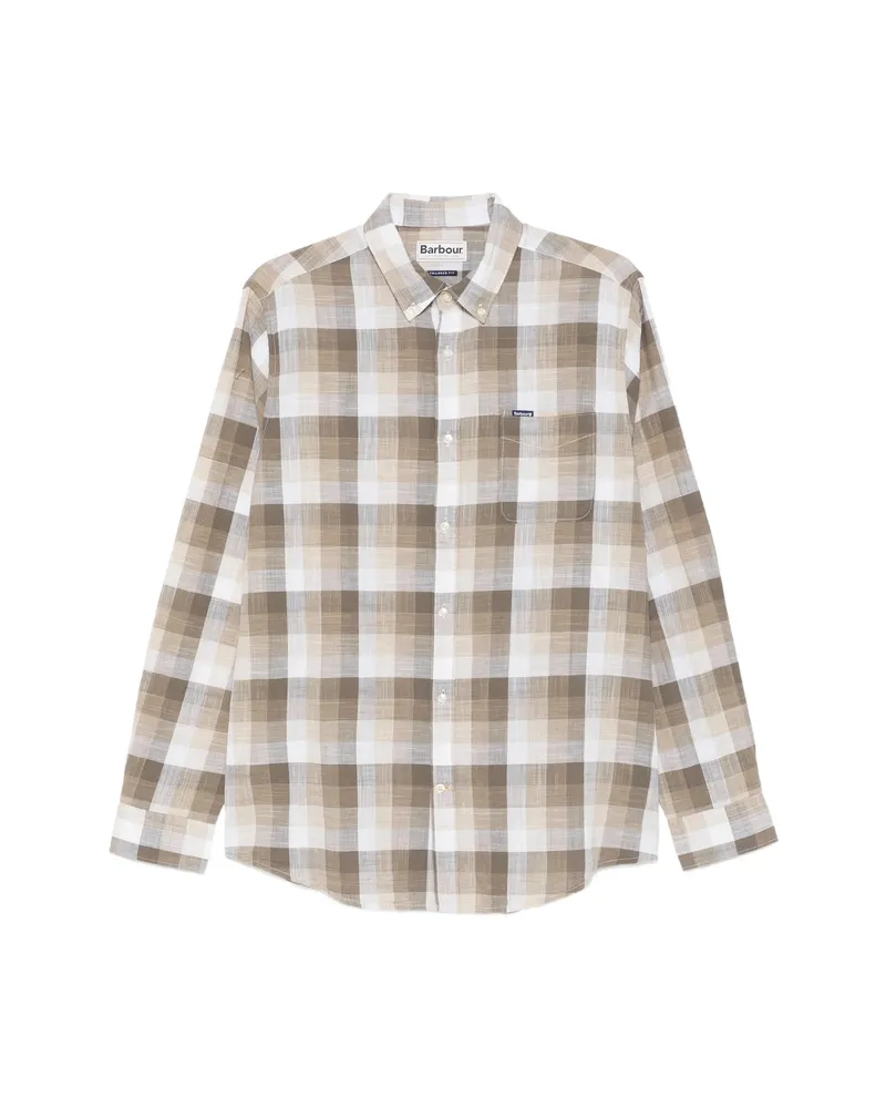 Barbour Check-pattern Shirt Neutrals