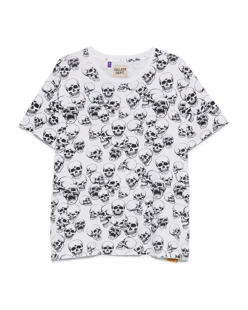 GALLERY DEPT. Skull-print T-shirt White