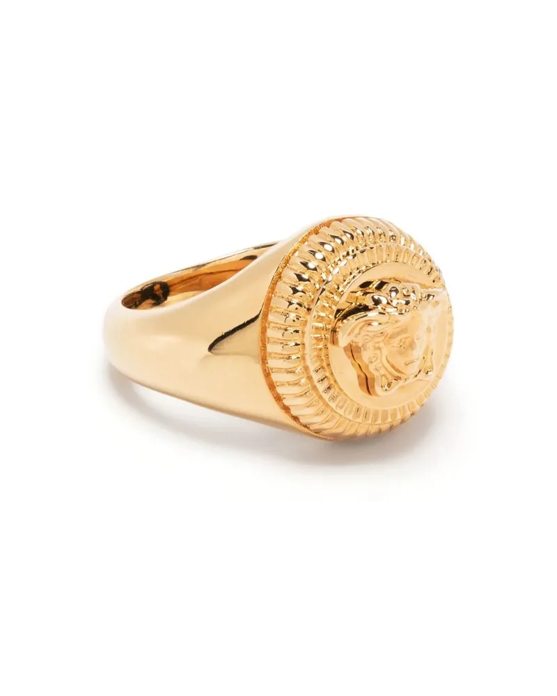 Versace Medusa Head Ring Gold