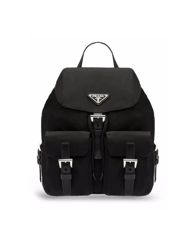 Prada Small Re-nylon Backpack Black