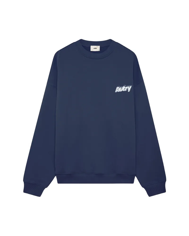 AUTRY Embroidery-logo Sweatshirt Blue