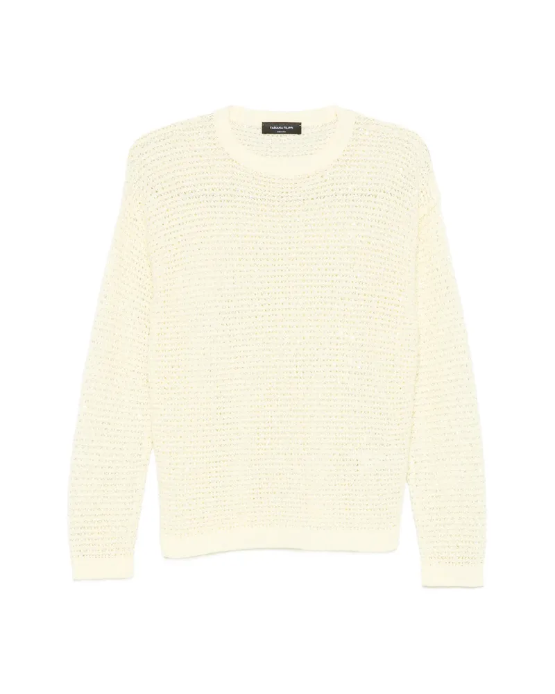 Fabiana Filippi Crew-neck Sweater Yellow