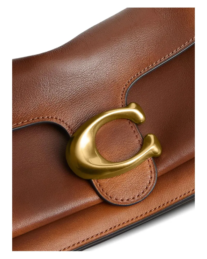 Coach Tabby Shoulder Bag 26 In Loved Leather Brown