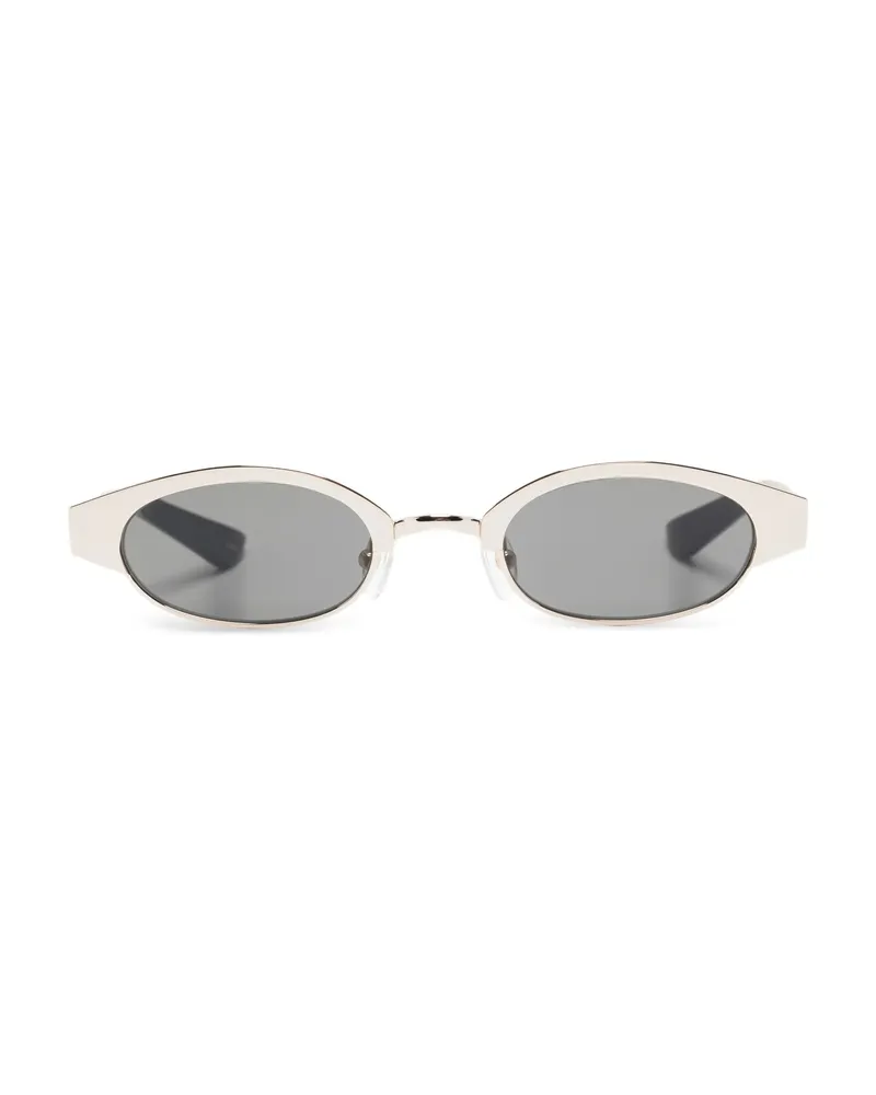 Alexander McQueen Oval-frame Sunglasses Gold