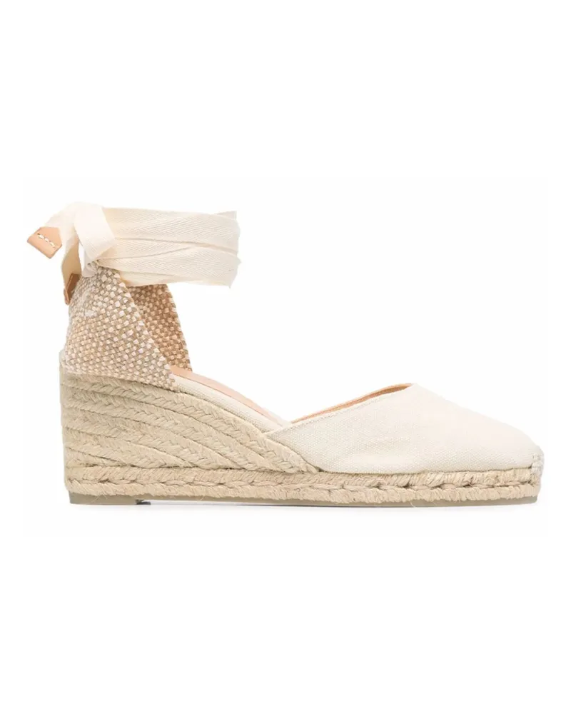 Castañer Carina Wedge Espadrilles Neutrals