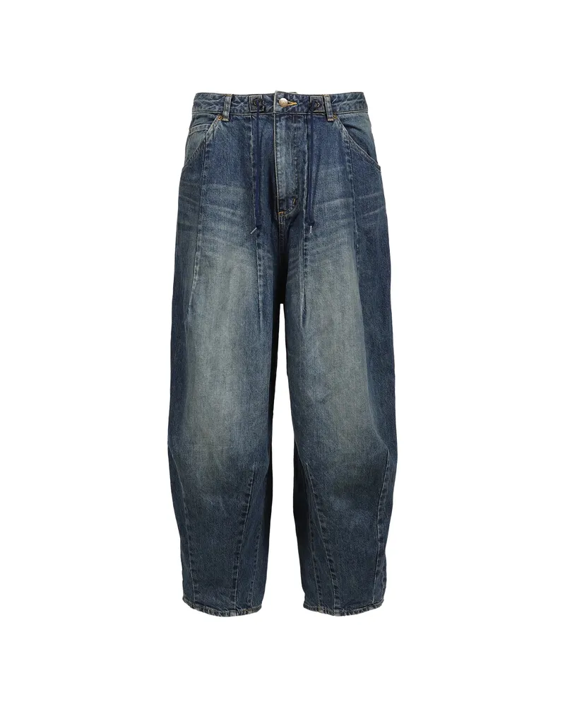 NEEDLES Faded-effect Tapered Jeans Blue