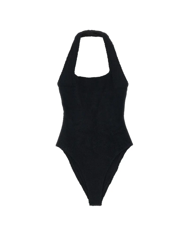Hunza G Sandy Crinkle Swimsuit Black