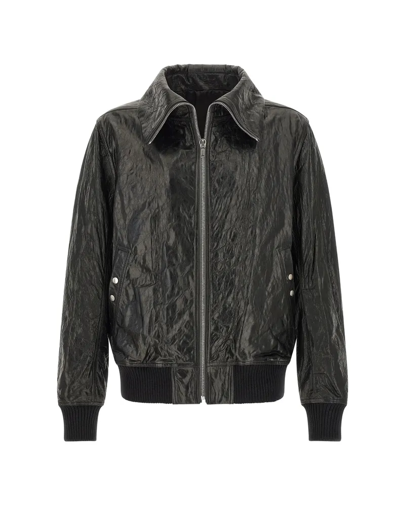 Rick Owens Dracuflight Bomber Jacket Black