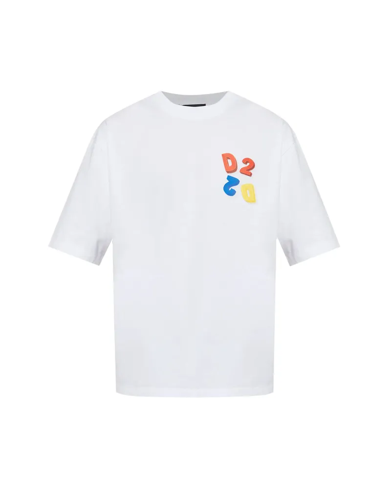 Dsquared2 Logo-patch T-shirt White