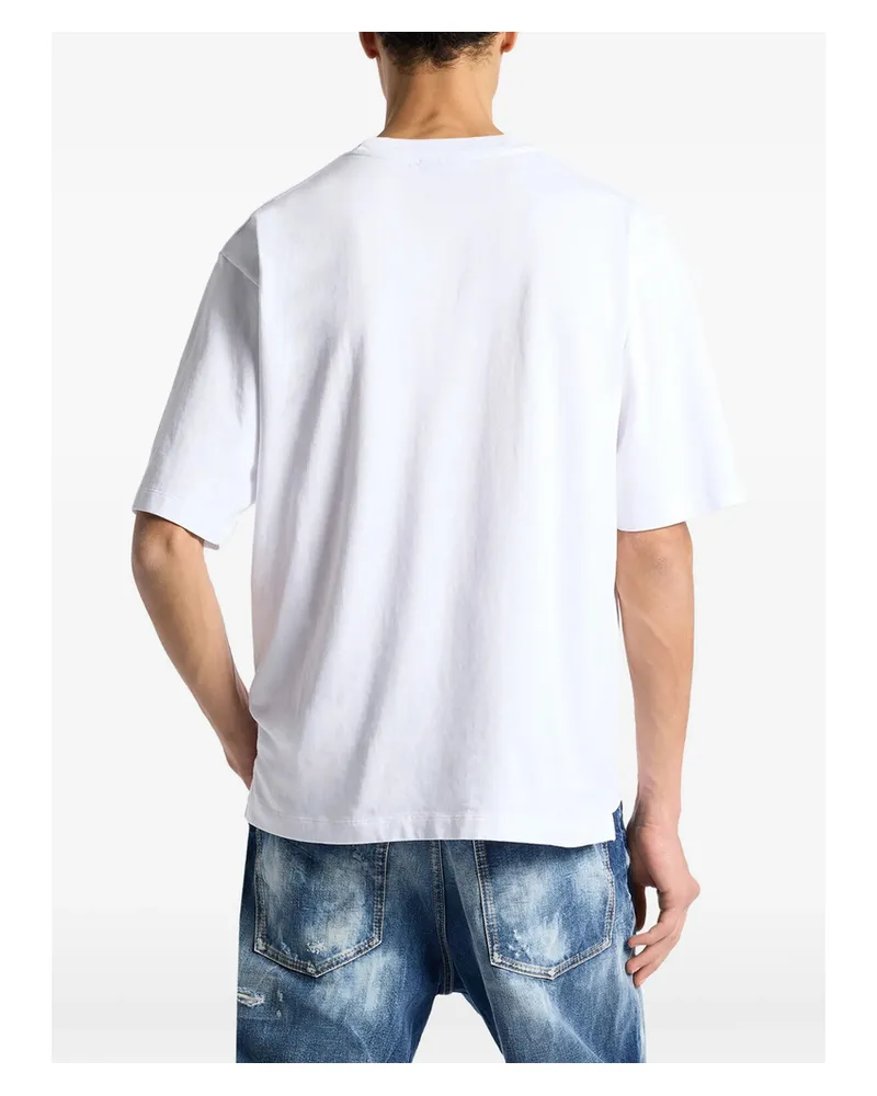 Dsquared2 Upside Down Loose Fit T-shirt White