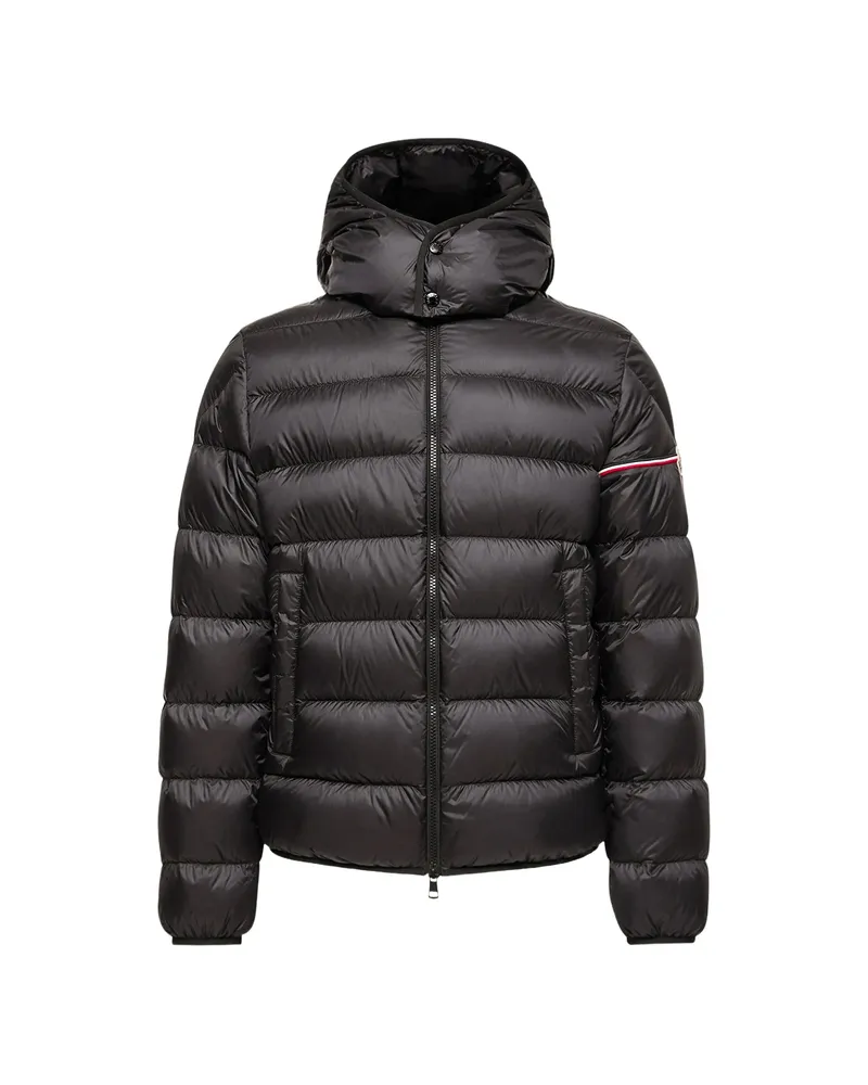 Moncler Quilted Hooded Jacket Black