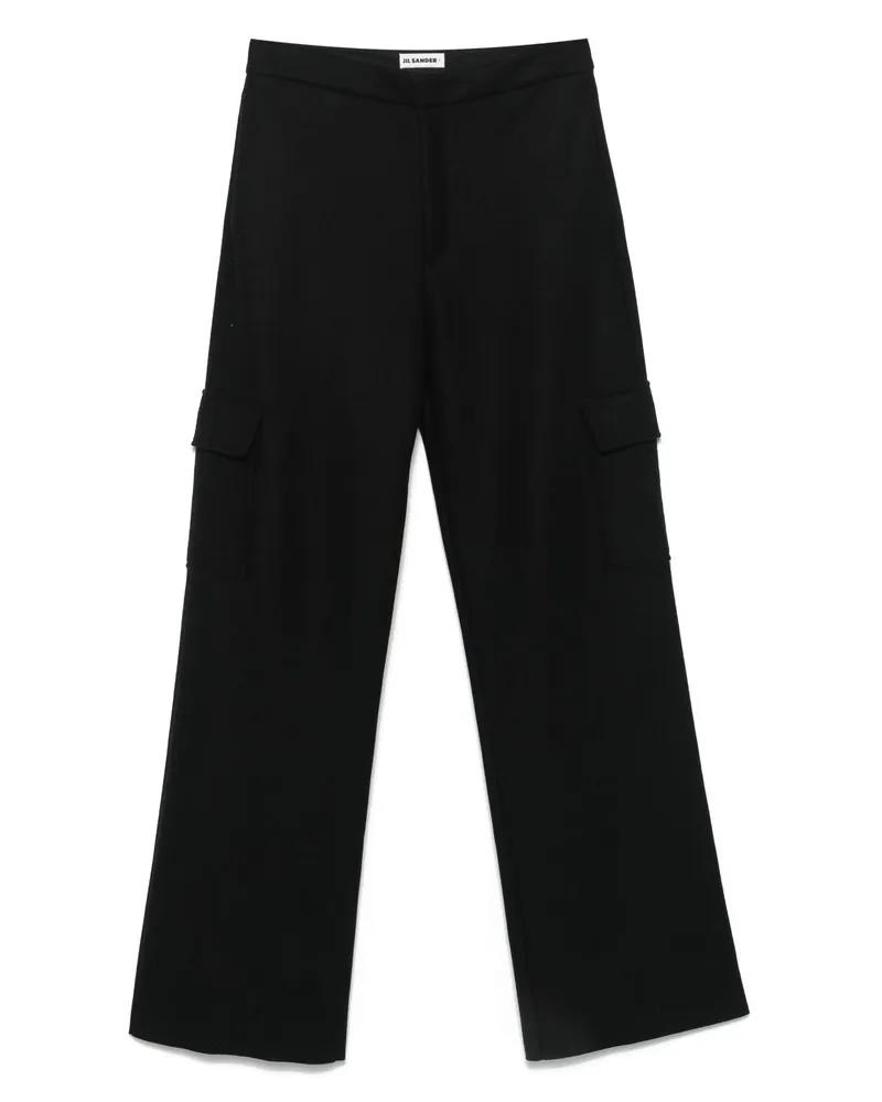 Jil Sander Cargo Trousers Black
