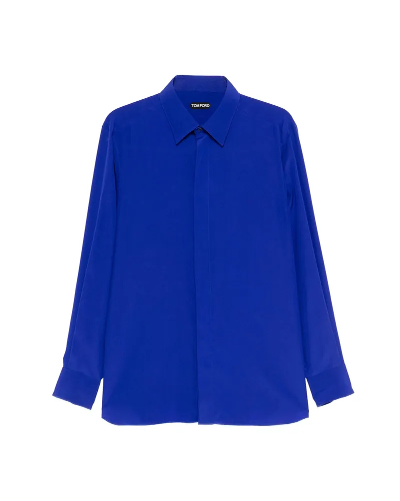 Tom Ford Long-sleeve Shirt Blue