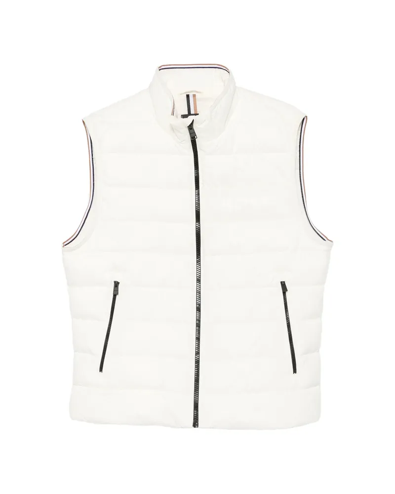 HUGO BOSS Quilted Gilet White