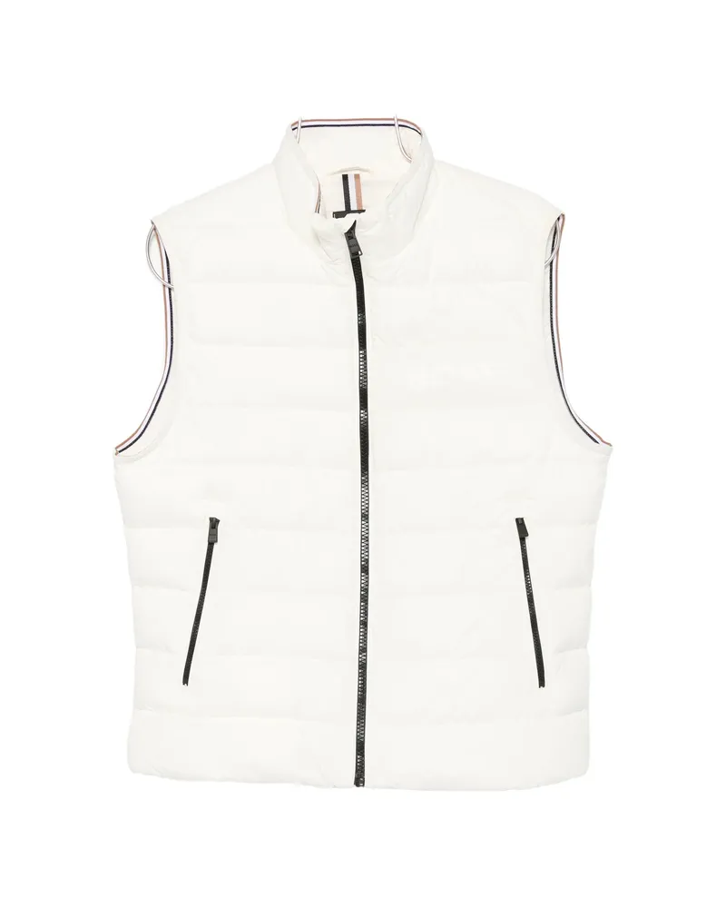 HUGO BOSS Quilted Gilet White