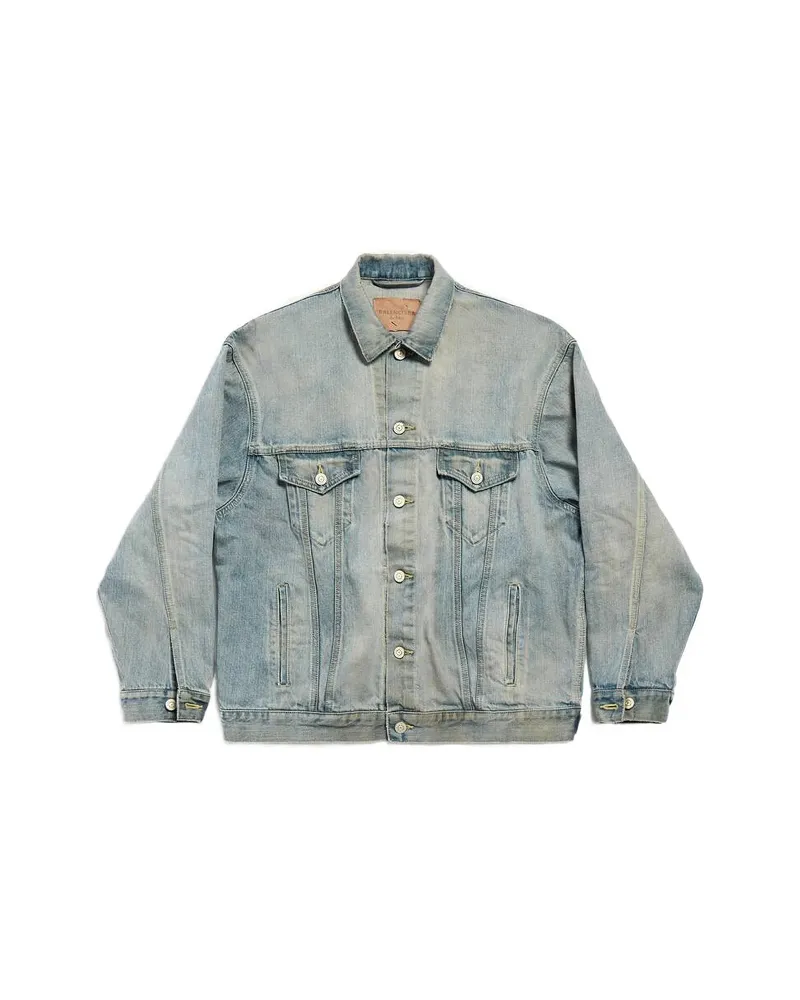 Balenciaga Regular Fit Jacket Blue