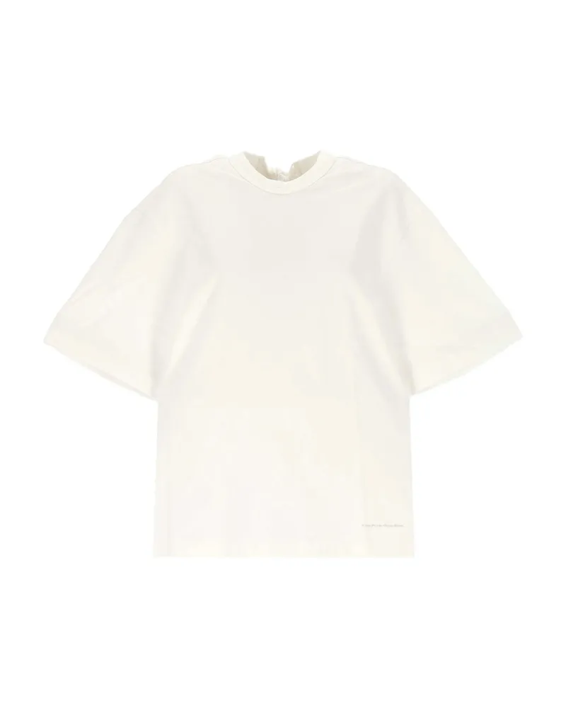 Carven Bow-detail Top Neutrals