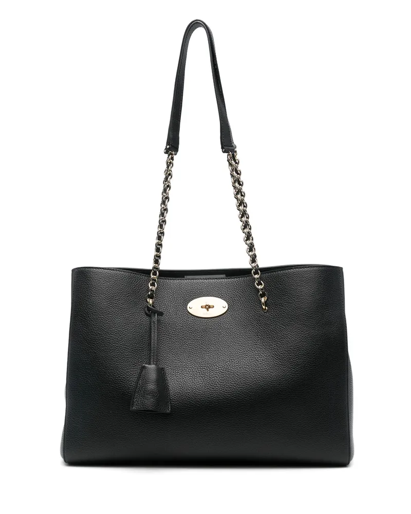 Mulberry Small Lily Tote Bag Black