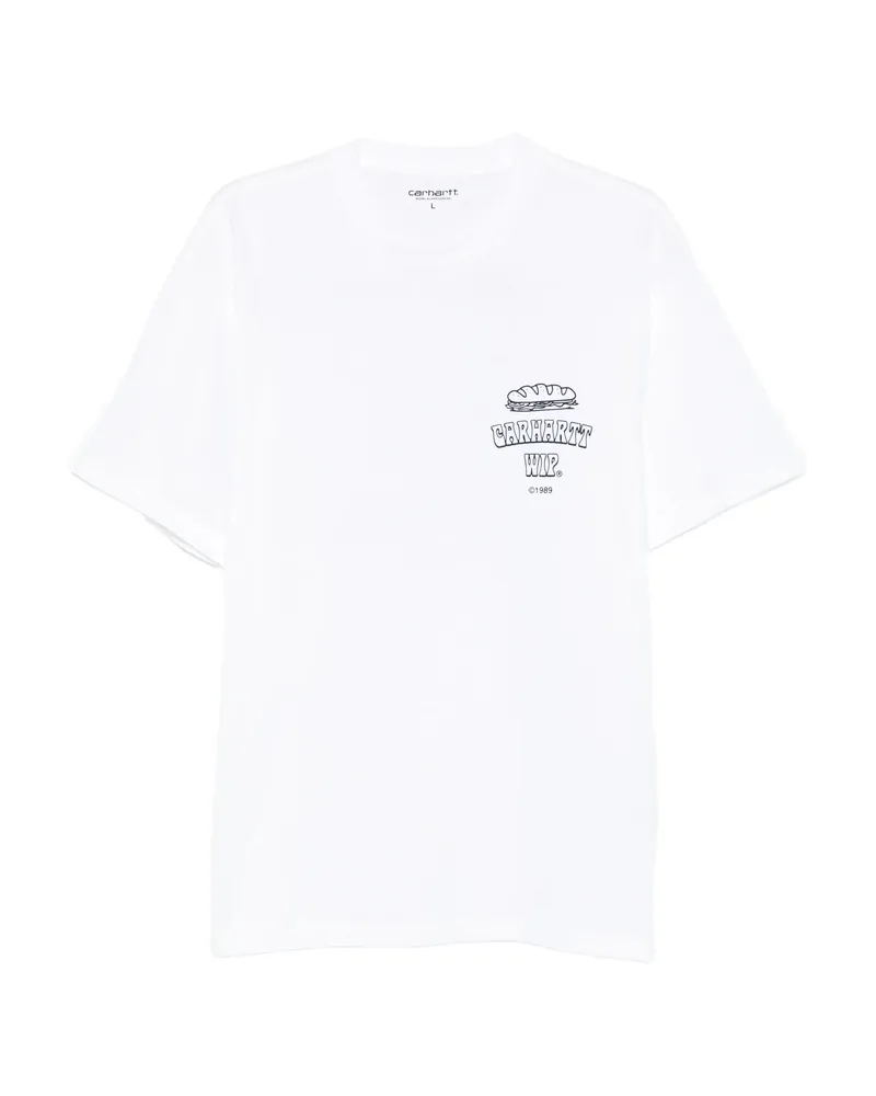 Carhartt WIP S/S Sandwich Cotton T-shirt White