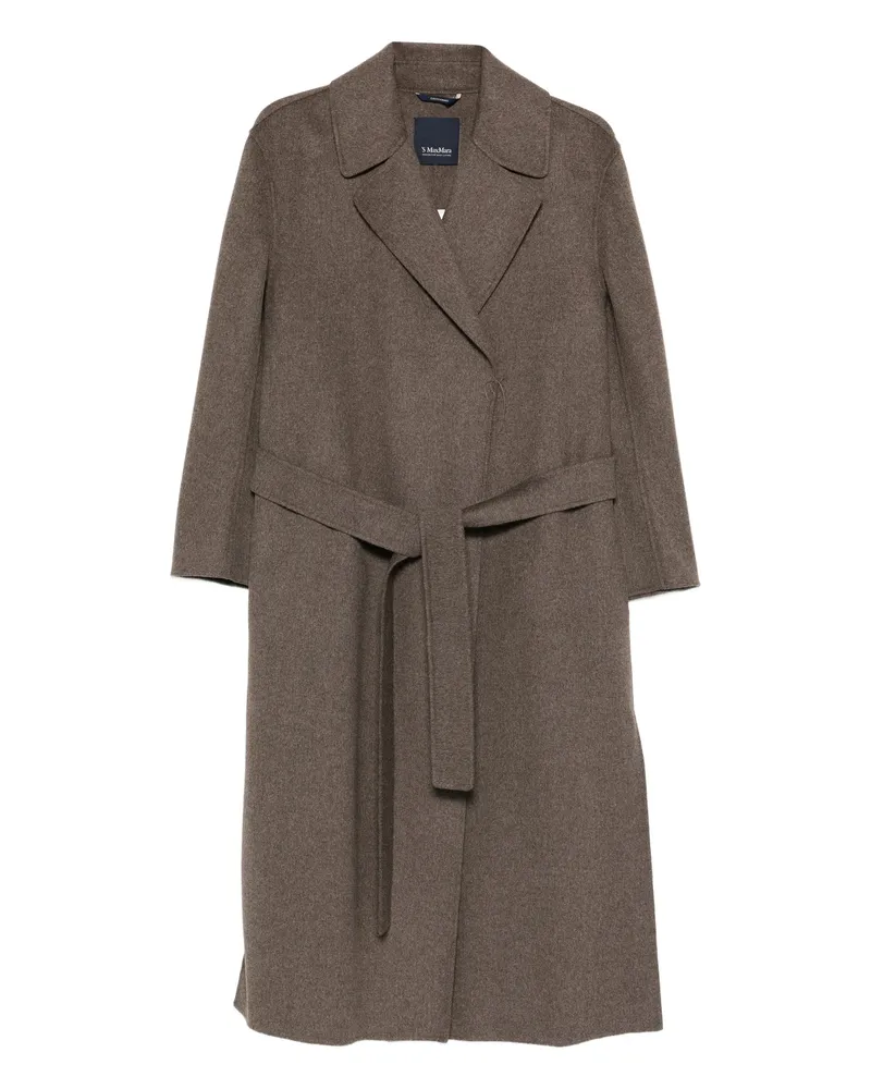 Max Mara Belted Coat Brown