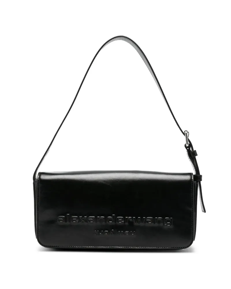 Alexander Wang Punch Flap Shoulder Bag Black