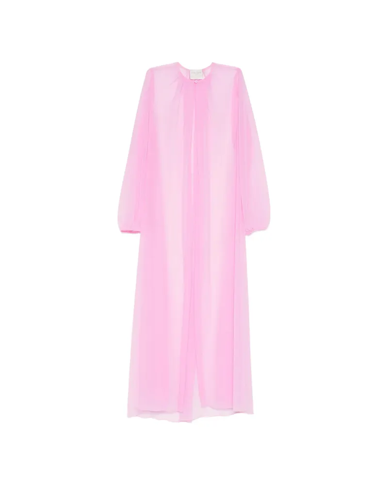 forte_forte Semi-sheer Coat Pink