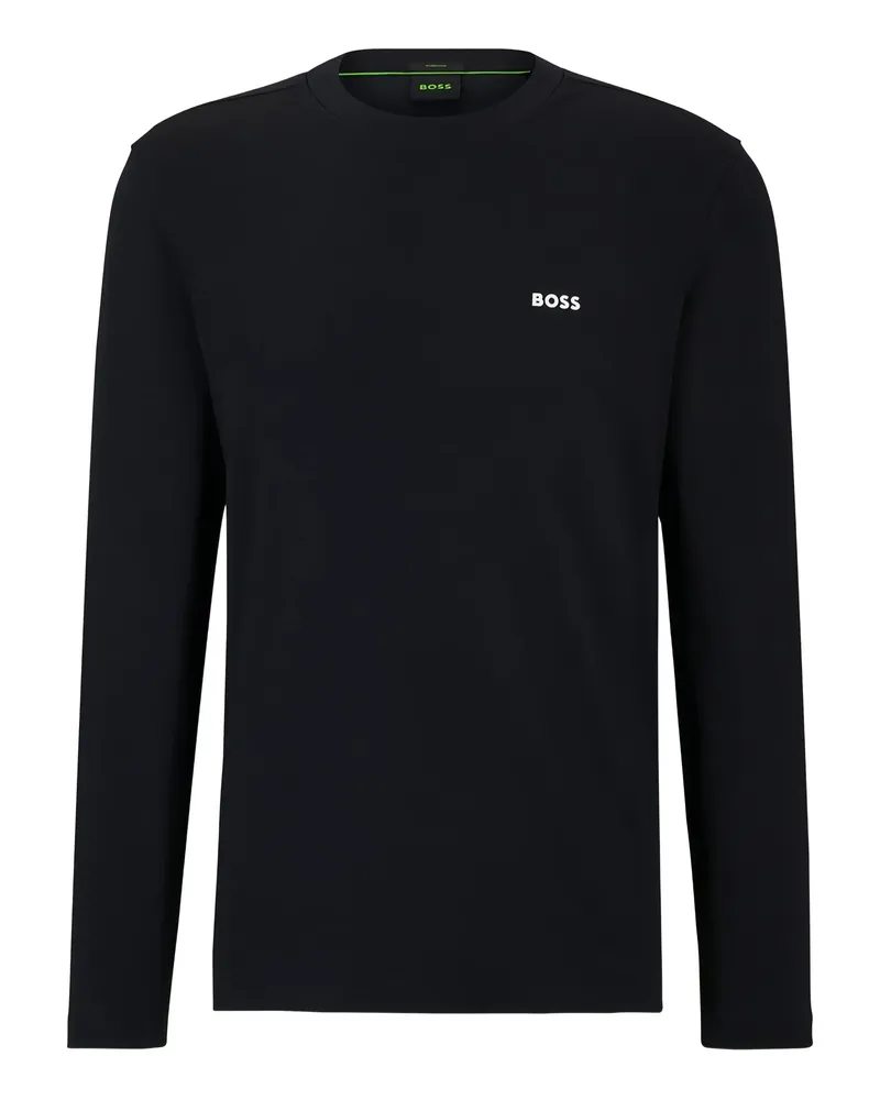 HUGO BOSS Long-sleeve T-shirt Blue