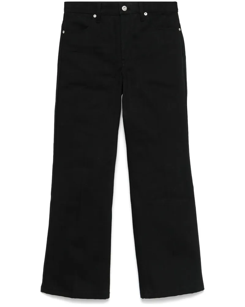 Jil Sander Flared Jeans Black