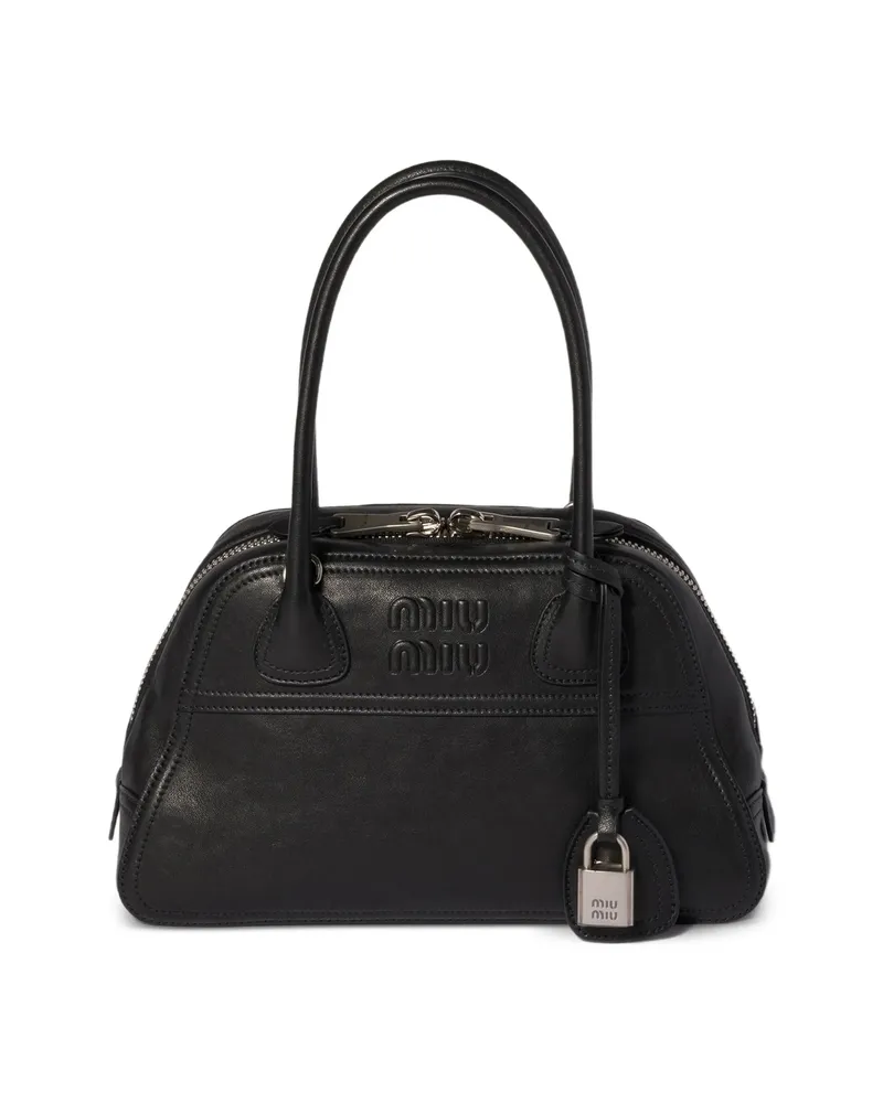 Miu Miu Vivant Nappa-leather Bag Black