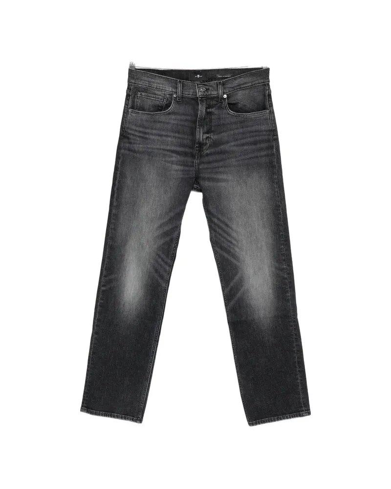 7 for all mankind Faded-effect Jeans Black