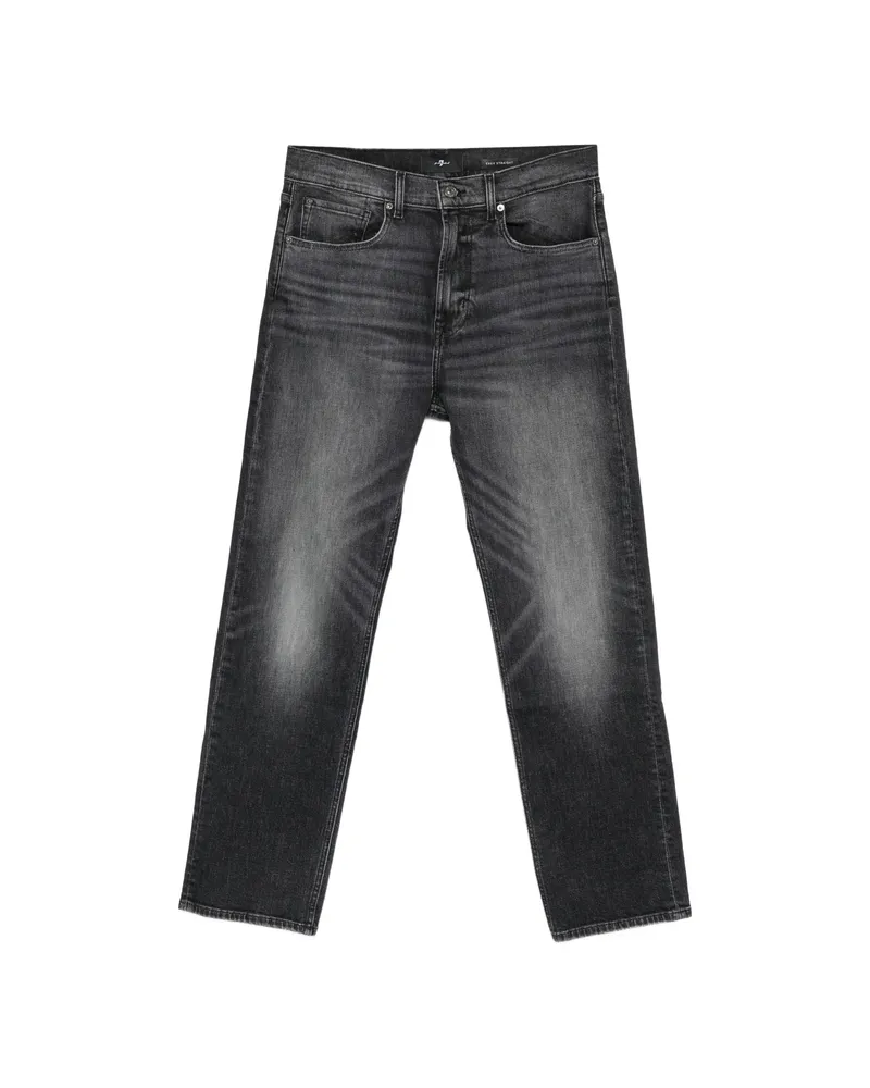 7 for all mankind Faded-effect Jeans Black