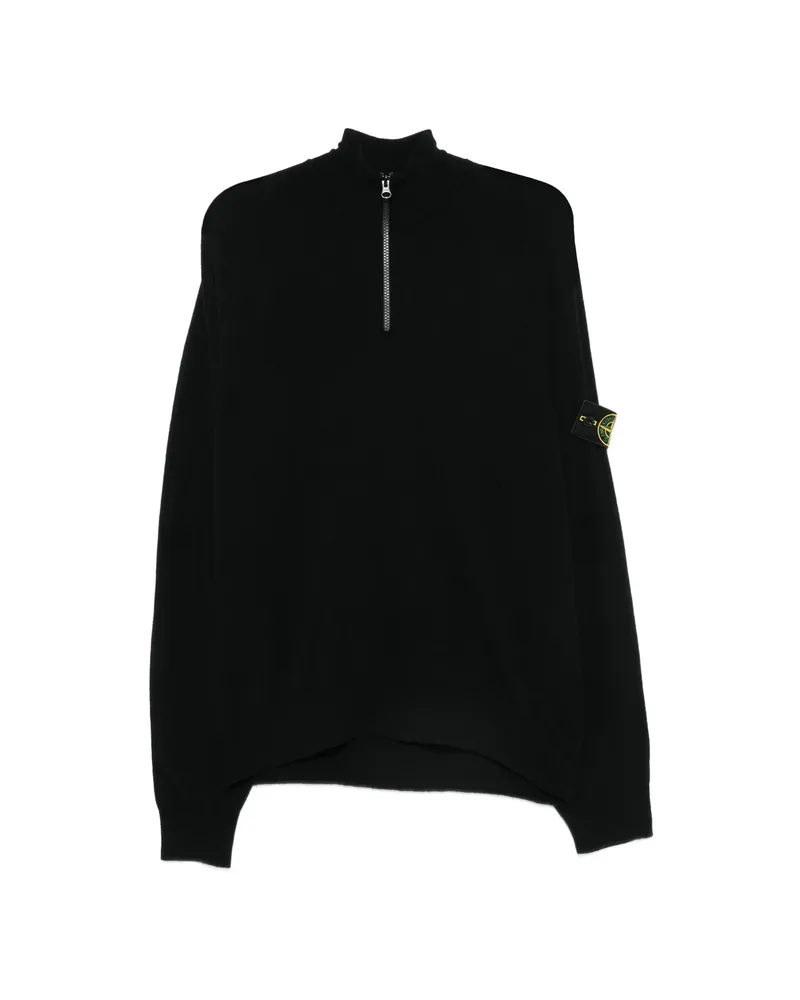 Stone Island Quarter-zip Sweater Black