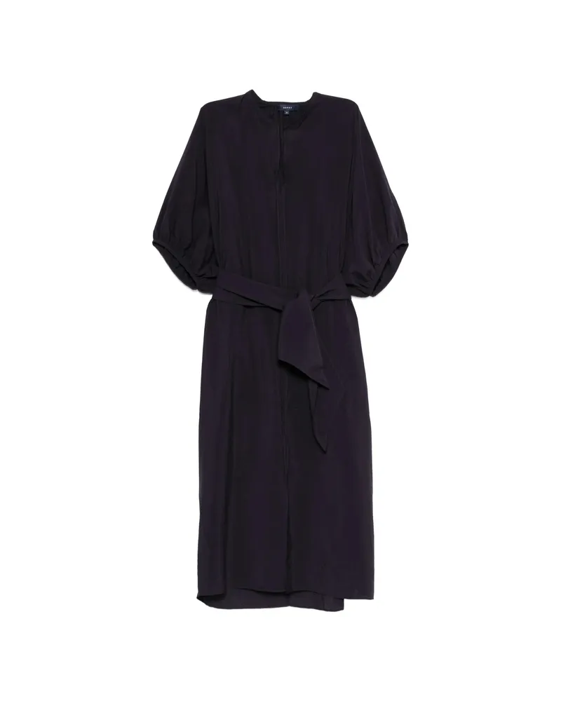 Soeur Belted Short-sleeved Dress Purple