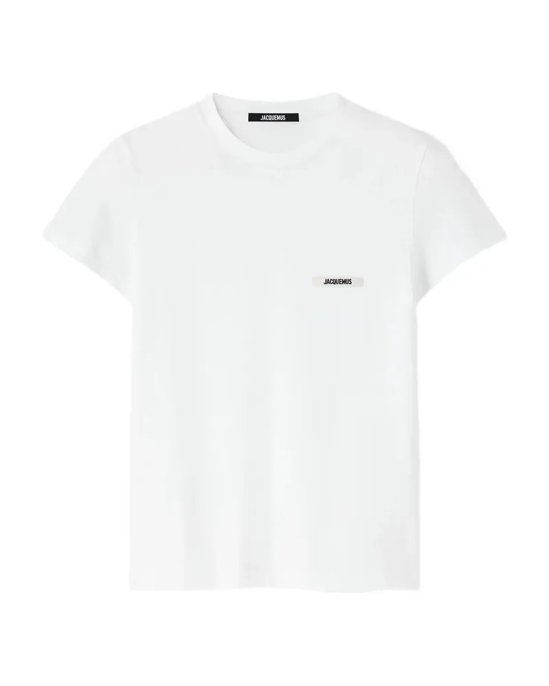 Jacquemus Logo-patch T-shirt White